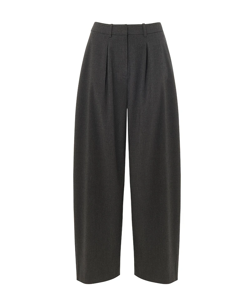 Whistles Women's Wool Blend Barrel Pants