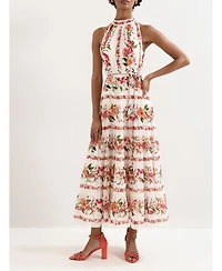 Phase Eight Women's Nita Halter Neck Floral Dress