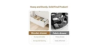 gaomon 7 Dresser for Bedroom, Wide Dresser, Freestanding Horizontal Drawer with Storage