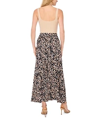 Vince Camuto Women's Printed Pull-On Midi Skirt