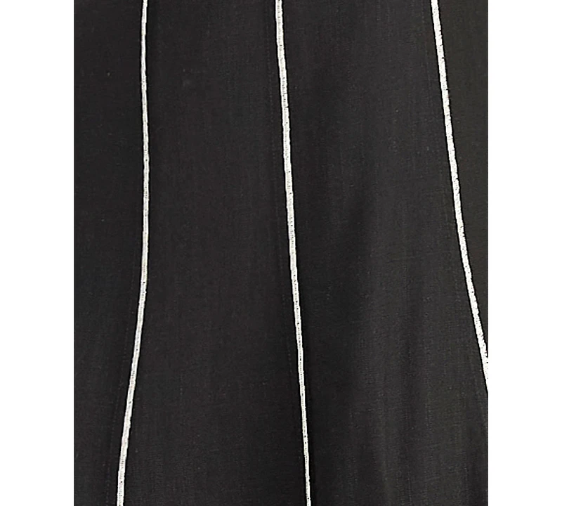 Seni & Cade Juniors' Crochet Trim Midi Dress