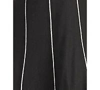 Seni & Cade Juniors' Crochet Trim Midi Dress