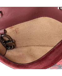 Pre-Owned Gucci Super Mini Dionysus Bag Blooms Print Gg Coated Canvas