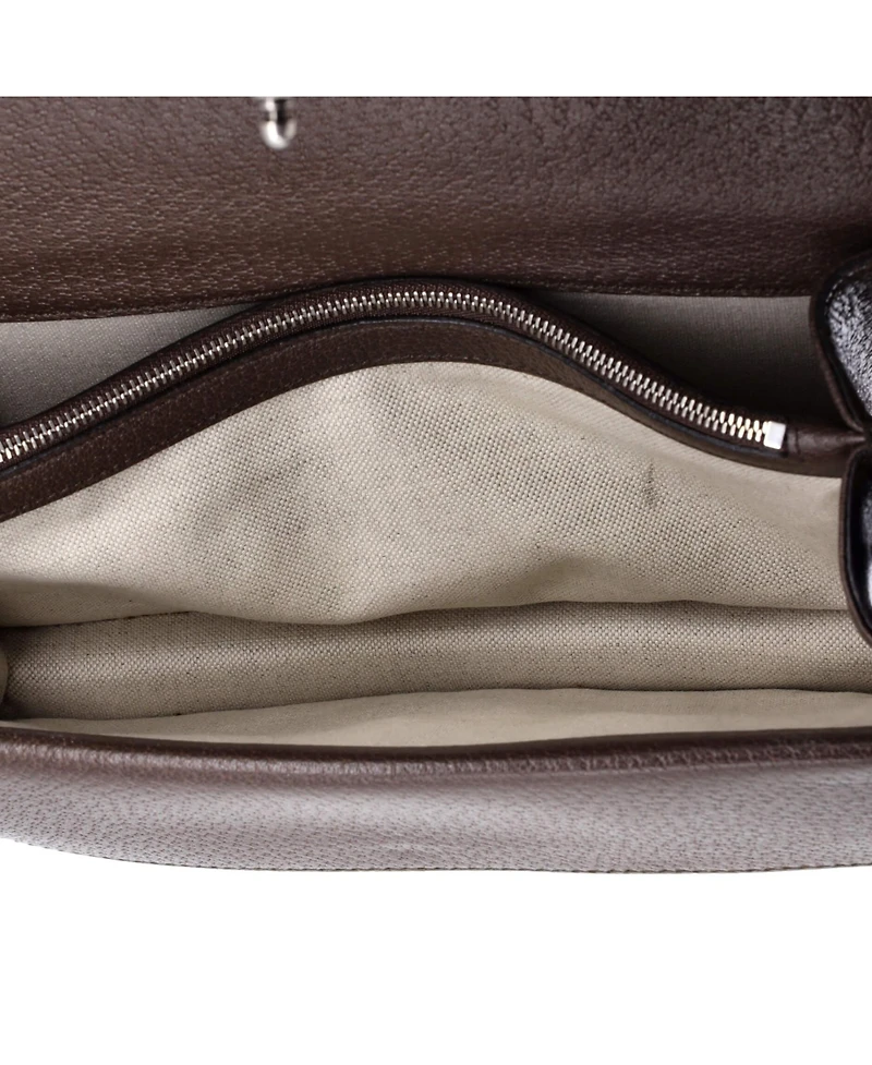 Pre-Owned Gucci Small Dionysus Bag Jumbo Gg Canvas