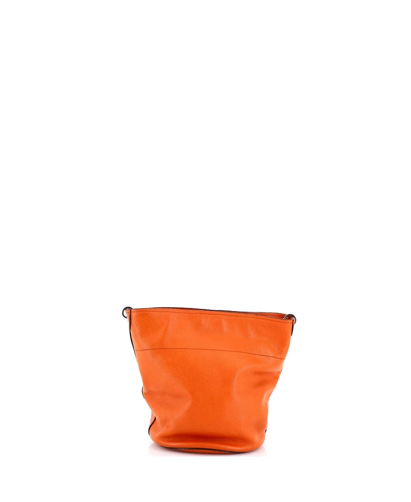 Pre-Owned Prada Small Bucket Messenger Bag Vitello Daino