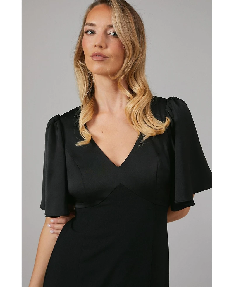 Coast Women's Contrast Satin Bridesmaid Dress