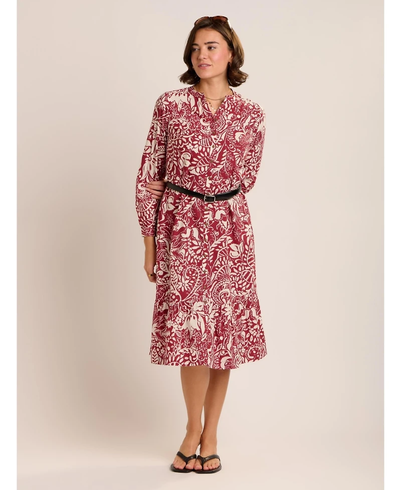 Brakeburn Women's Alise Midi Shirt Dress