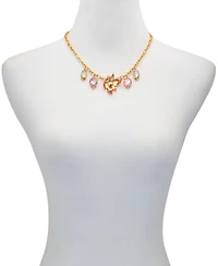 Guess 2-Pc. Gold-Tone Crystal Stone Accent Necklace and Earrings Set