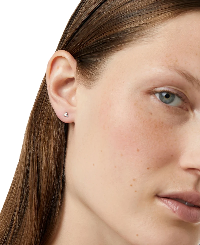 Ana Luisa Zara Silver Small Stud Earring