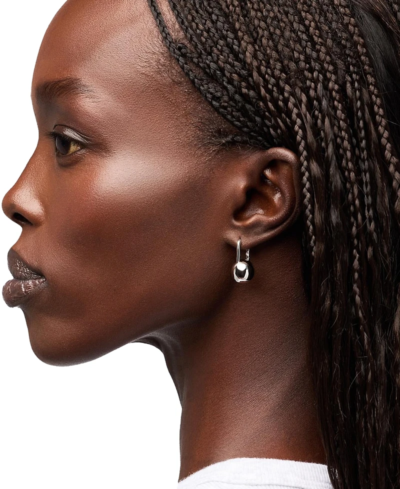 Ana Luisa Perry Silver Statement Earrings