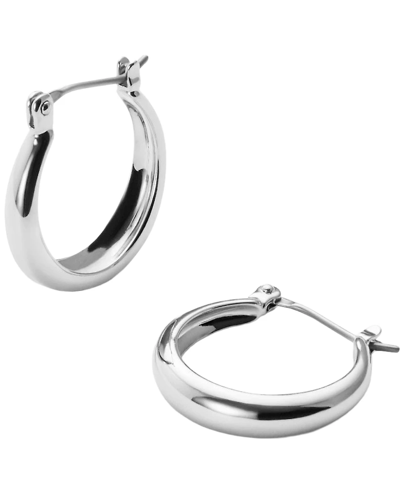 Ana Luisa Venus Silver Endless Hoop Earrings