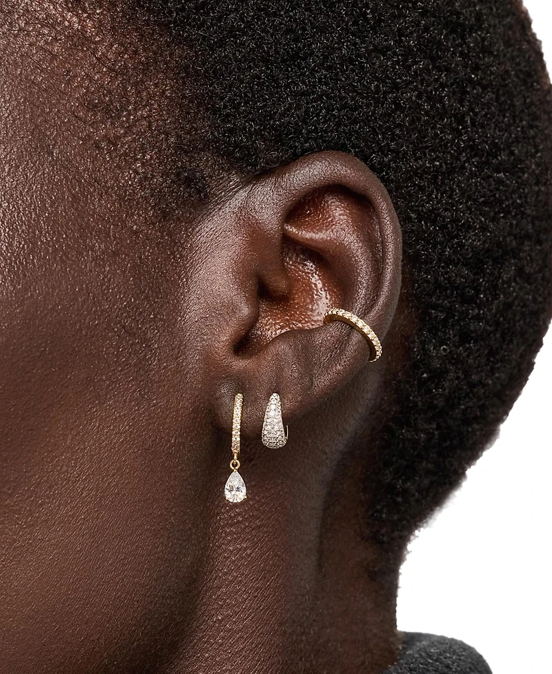 Ana Luisa Elise Delicate Gold-Plated Huggie Hoop Earrings