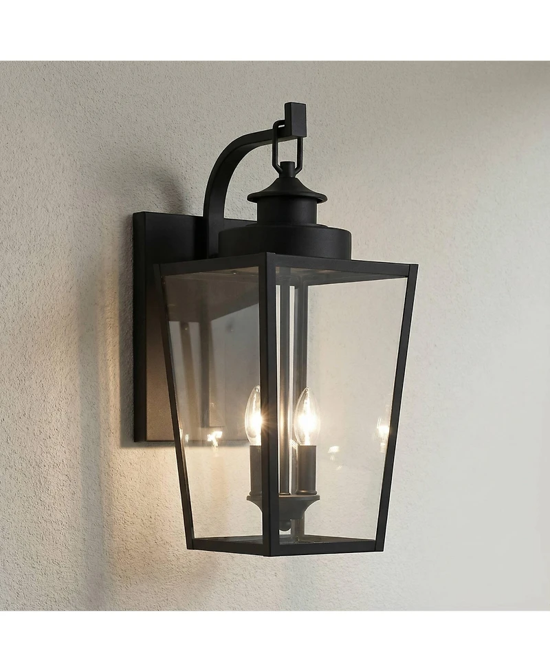 Possini Euro Design Ackerly Textured Light Outdoor Wall Light