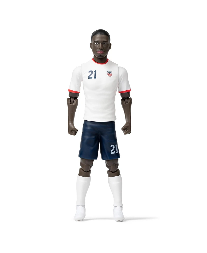 Banbo Toys Sockers Usmnt Tim Weah 8" Collectible Soccer Action Figure