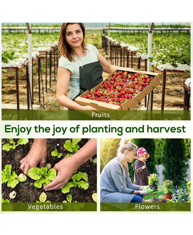 Outsunny 6' x 3' x 3' Portable Mini house with Windows