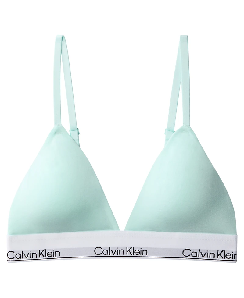 Calvin Klein Women's Icon Cotton-Modal Lightly Lined Triangle Bralette QF8498