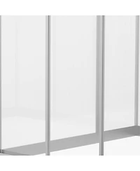 Outsunny 6' x 6' Portable Outdoor Walk-In Garden house w/ Roof Vent