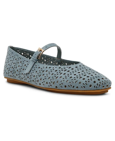Anne Klein Women's Connie-p Mary Jane Buckle Flats