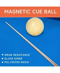 Gse Games & Sports Expert 2 1/4-Inch Magnetic Training Cue Ball, Coin-Operated Cue Ball for Coin Operated Billiard Pool Table