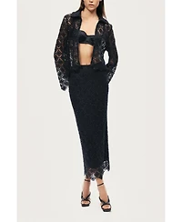 Nocturne Women's Lace Sheer Jacket