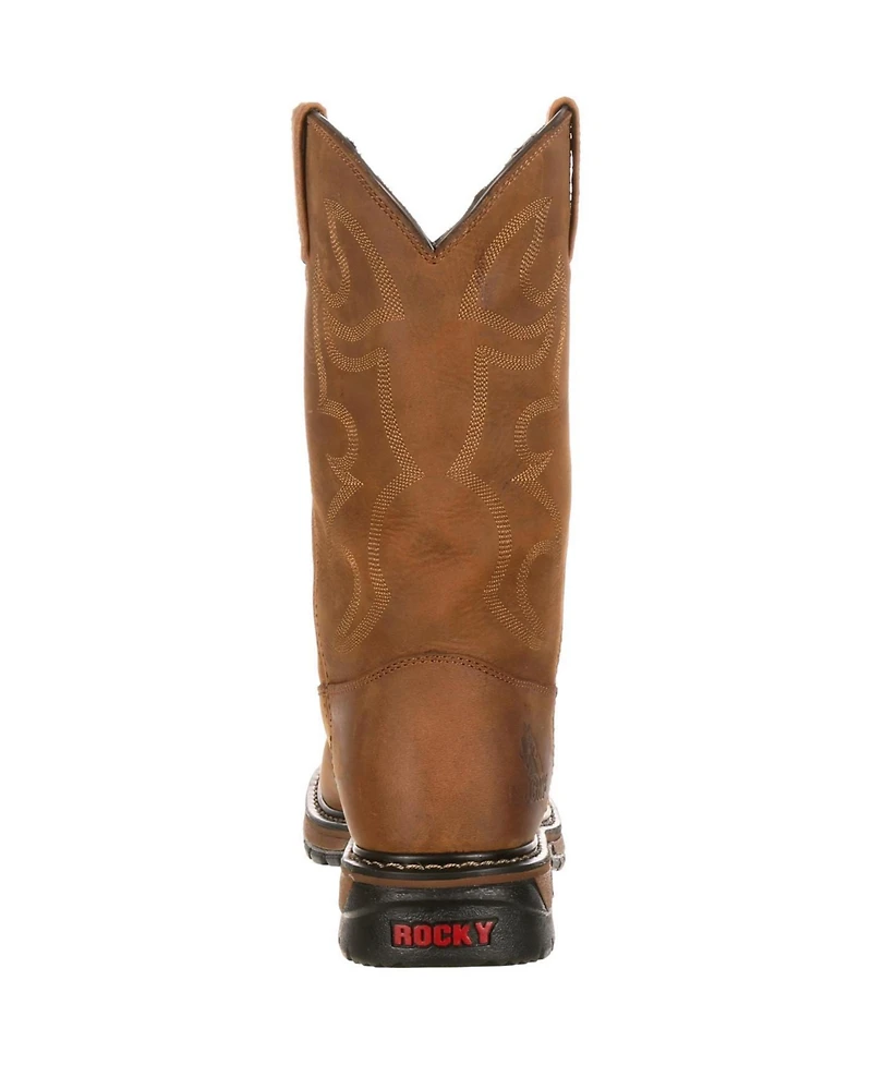 Rocky Men's Original Ride Branson Roper Waterproof Western Boots