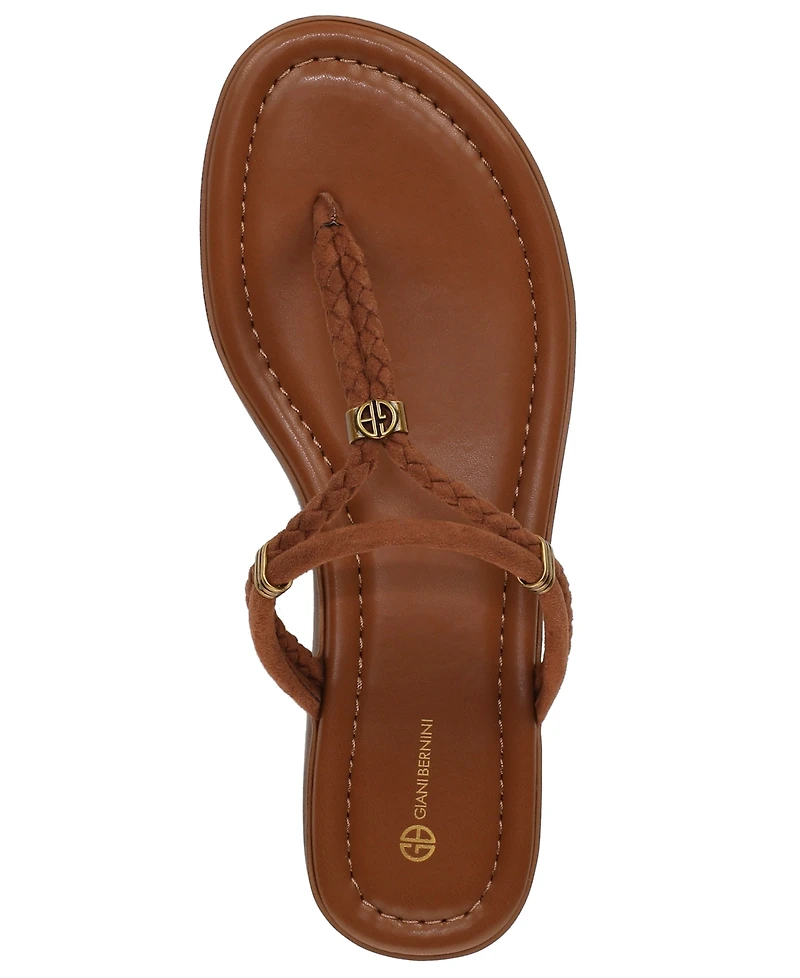 Giani Bernini Women's Tylee Braided Flat Slides Sandals, Macy's Exclusive