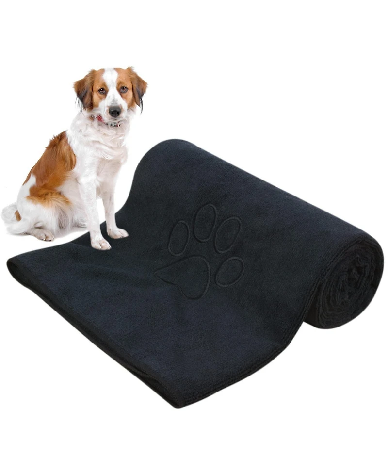Aronkl Microfiber Pet Drying Towel Super Absorbent for Dogs Cats Ultra Soft Durable Lightweight Warm Cosy