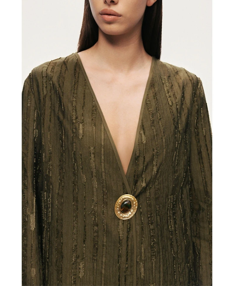 Nocturne Women's Textured Tailored Jacket