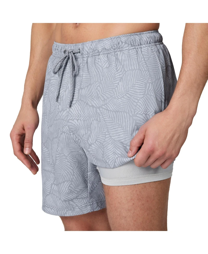 Free Country Men's Paradise Palm Swim Short