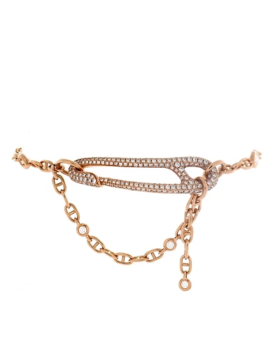 Pre-Owned HERMES Chaine d'Ancre Punk Bracelet