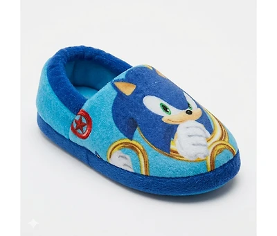 Sonic The Hedgehog Toddler Sega Kids' Slippers Lightweight, Plush