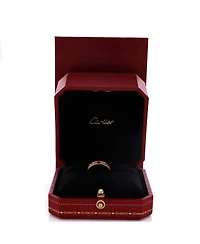 Pre-Owned Cartier Love Wedding Band Pave Diamonds Ring