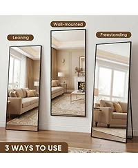 Antok Full Length Mirror 58"x18" Oversized Floor