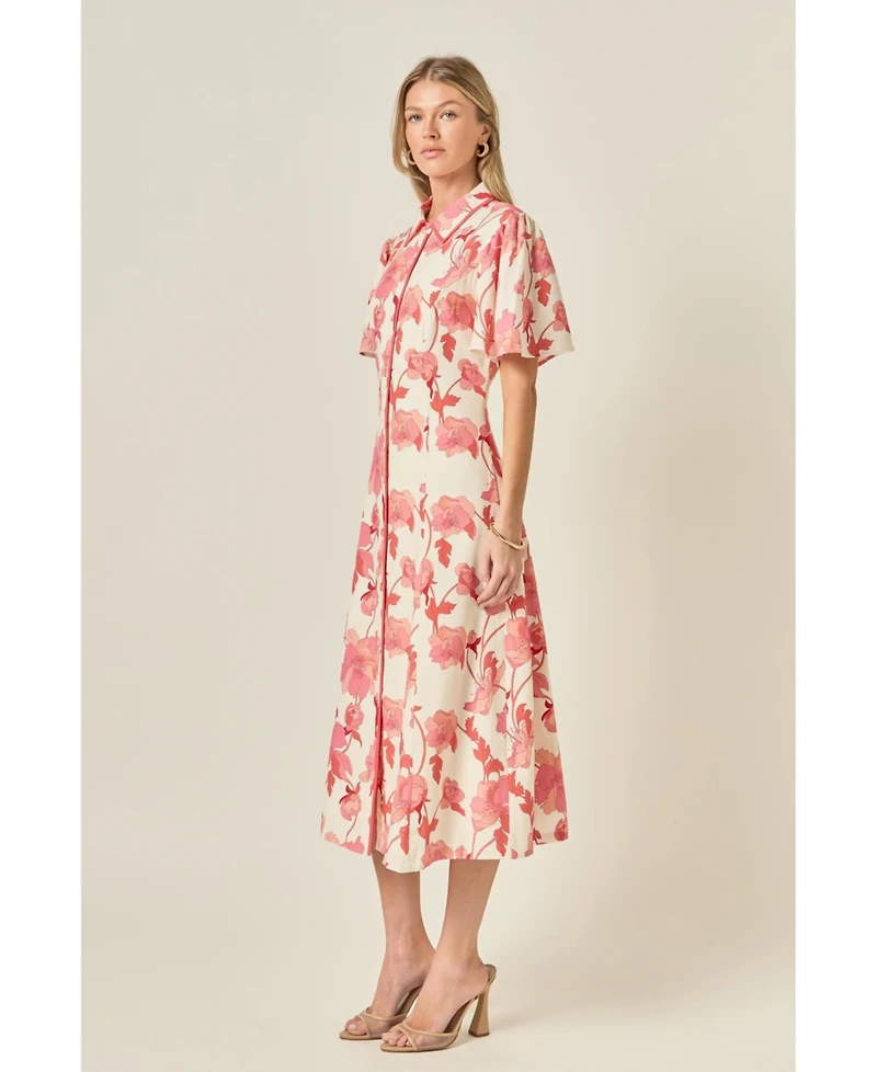 English Factory Women's A-Line Mini Shirt Dress