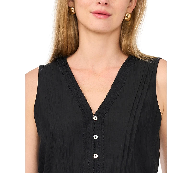 Vince Camuto Women's Sleeveless V-Neck Top