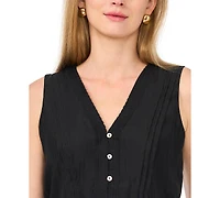 Vince Camuto Women's Sleeveless V-Neck Top