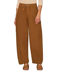 Democracy Petite Sky Rise Relaxed Straight Leg Joggers Pants