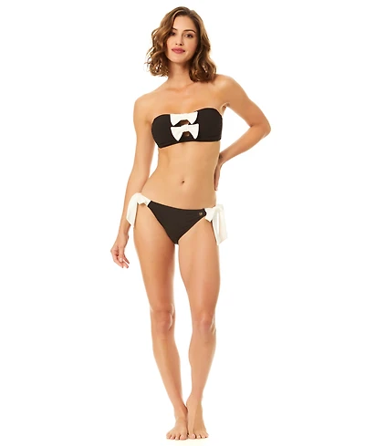 CeCe Women's Bow Bandeau Neck Bikini Top