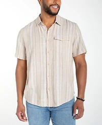 Liverpool Los Angeles Men's Short-Sleeve Button-Up Shirt