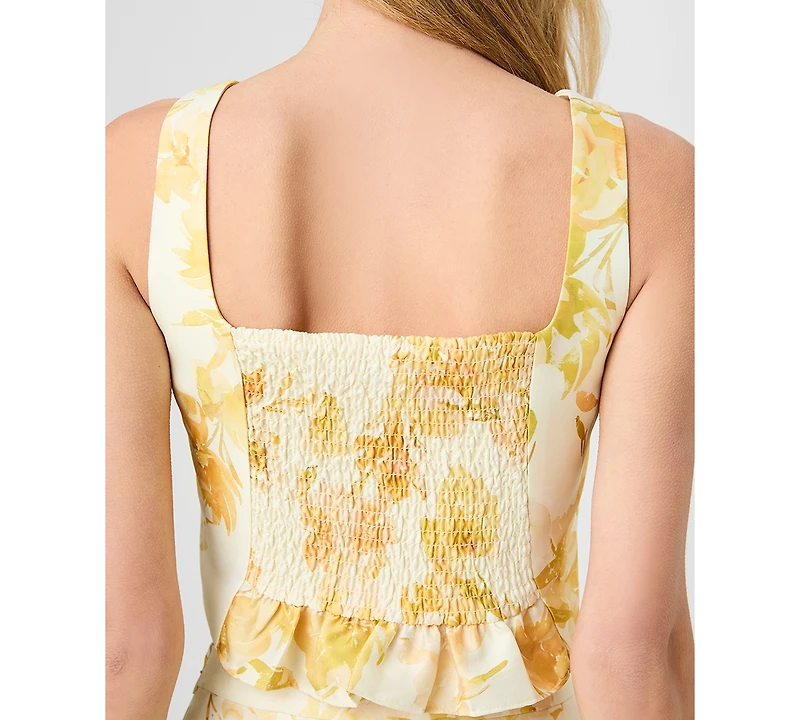 French Connection Women's Printed Cropped Top