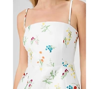 French Connection Women's Sleeveless Straight Neck Top