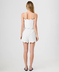 French Connection Women's Embroidered Strappy Top