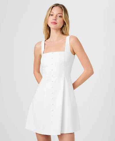 French Connection Women's Sleeveless Square Neck Mini Dress