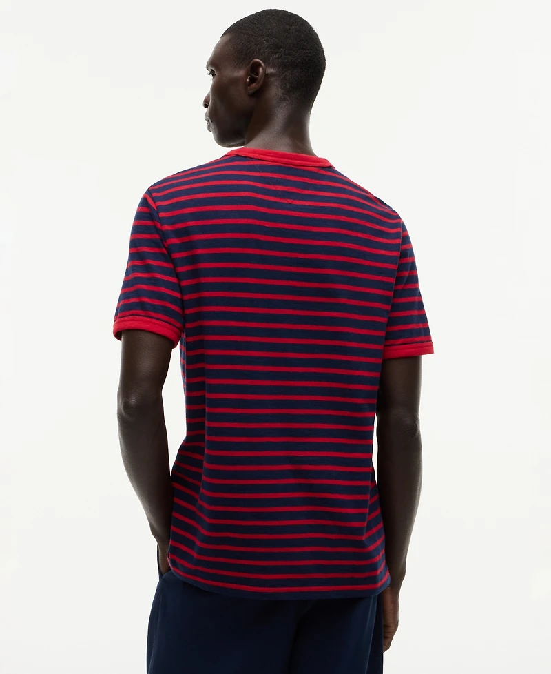 Tommy Hilfiger Men's Slub Yarn-Dye Stripe T-Shirt