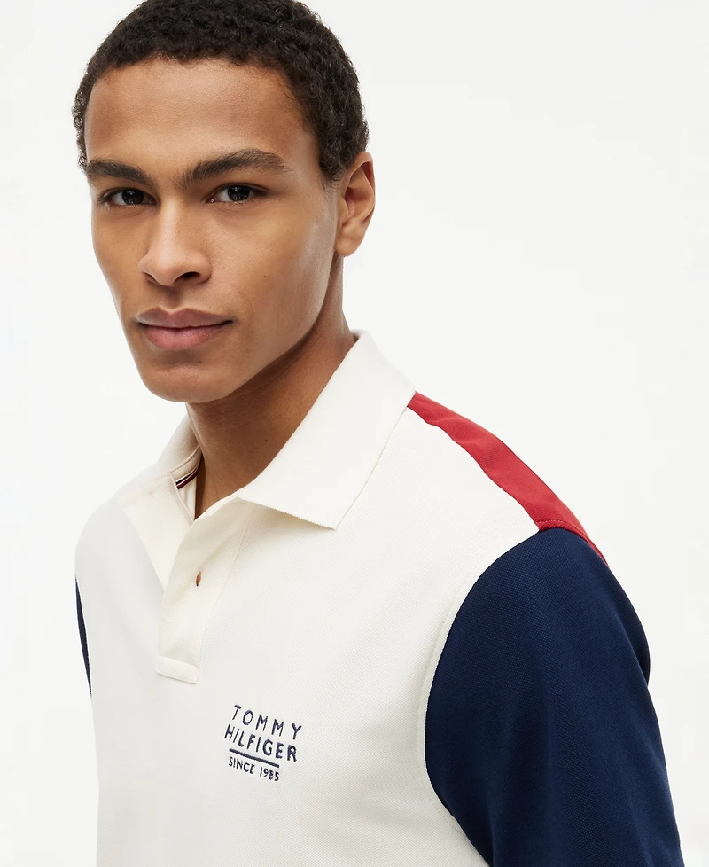 Tommy Hilfiger Men's Color-Block Classic-Fit Polo Shirt