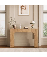 gaomon 47 in Long Console Table with Drawer, Wooden Rectangular Sofa Table Behind The Couch, Industrial Farmhouse Entryway Foyer Hallway Tables