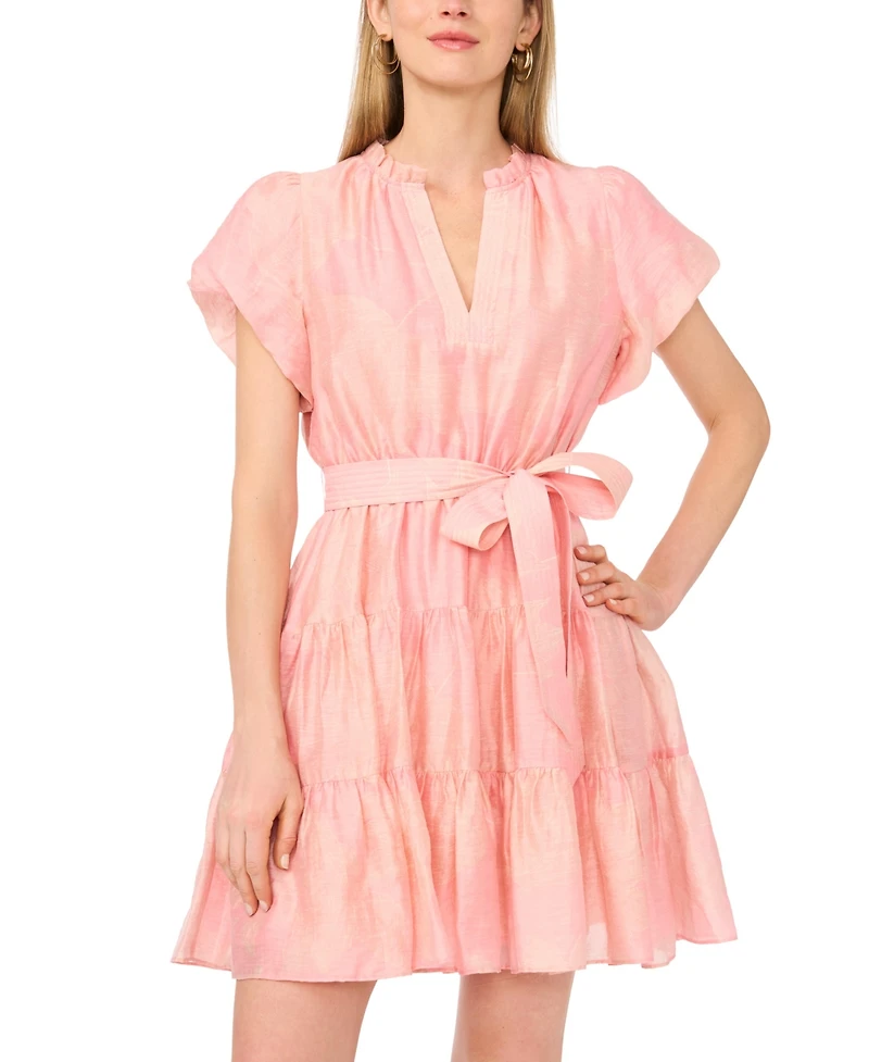 Vince Camuto Women's V-Neck Mini Dress
