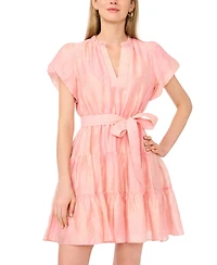 Vince Camuto Women's V-Neck Mini Dress