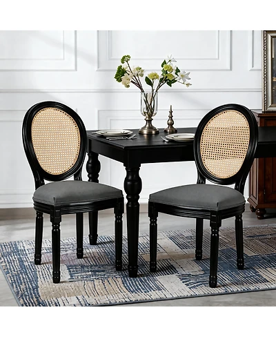 Streamdale Furniture French Country Upholstered Dining Chairs (Set of 2)