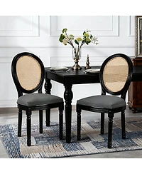 Streamdale Furniture French Country Upholstered Dining Chairs (Set of 2)